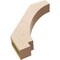 Ekena Millwork 3-inch W x 16-inch D x 16-inch H Imperial Rough Cedar Woodgrain TimberThane Knee Brace, Primed BRCUR03X16X16IMPRCPR - alternate 3